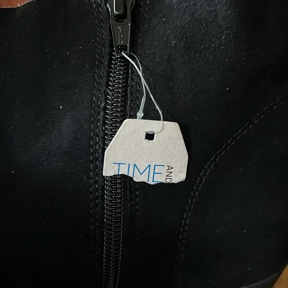 NWT Time and Tru Black Western Style Booties with Memory Foam - Picture 7 of 8